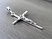 Cross Sterling Silver 925 Crucifix Jesus Christ Pendant Religious Unisex Jewelry