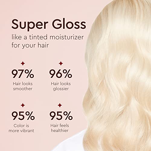 Glaze Super Color Conditioning Gloss 6.4fl.oz (2-3 Hair Treatments) Award Winning & Semi-Permanent Hair Dye. No mix, no mess hair mask colorant - guaranteed results in 10 minutes