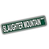 Arizona Mountains Pick Your Mountain Compatible/Replacement for Slaughter Mountain United States Mountain Aluminum Metal Tin Street Sign Style Home Decor For Man Cave Poker Tavern Game Room