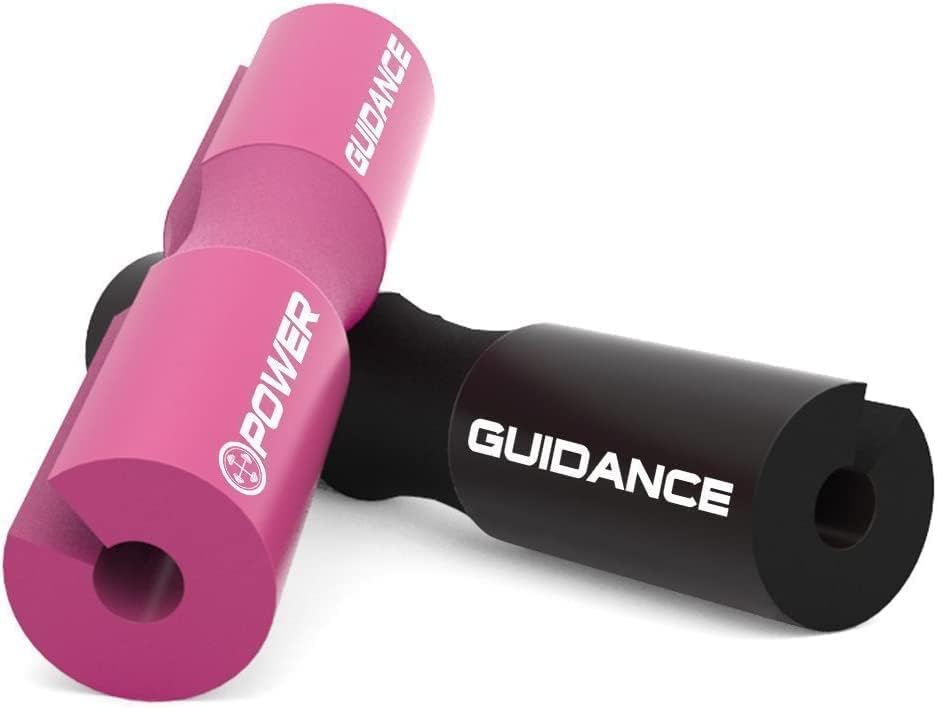 POWER GUIDANCE Barbell Squat Pad - Neck & Shoulder Protective Pad - Great for Squats, Lunges, Hip Thrusts, Weight lifting & More - Fit 50mm Olympic Bars