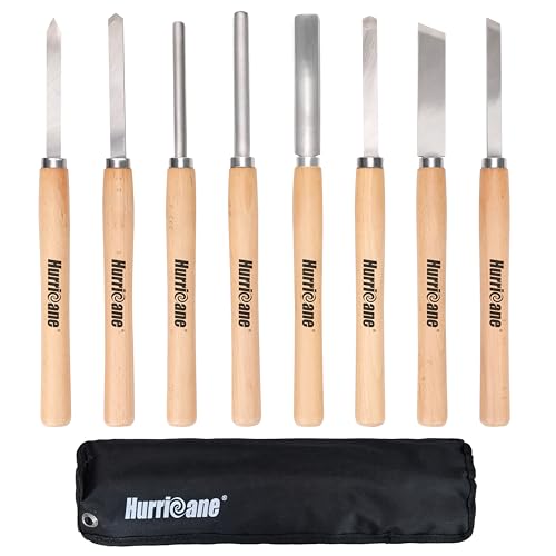 Hurricane 8pc Wood Lathe Tool Set