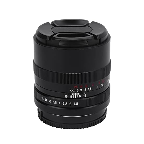 BOTEGRA 35-mm-Objektiv mit großer Apertur, Objektiv mit großer Apertur abgestufte Blende und manueller Fokus Design MC…