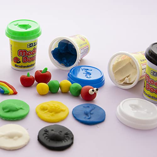 BAZIC Modeling Clay 6 Color, 2 Oz. Assorted Colors Light Dough Art Craft, Non Toxic Gift for Artist Kids Toddler Boys Girls (12oz/Pack), 1-Pack