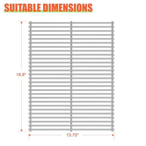 STCNADCR Stainless Steel Cooking Grill Grid Replacement 52081 for Select Gas Grill,for Aussie,for Charbroil,for Kenmore,for Master Chef,for Thermos,for Kmart Models by STCNADCR - Used condition - Image 2