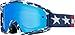 Fox Racing Main Stripe Goggle White/Red/Blue, One Size