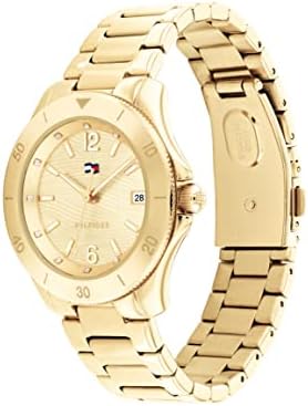 Tommy Hilfiger Analogowy zegarek kwarcowy dla kobiet z bransoletką ze stali nierdzewnej w kolorze złotym - 1782513, Jasne Złoto, bransoletka