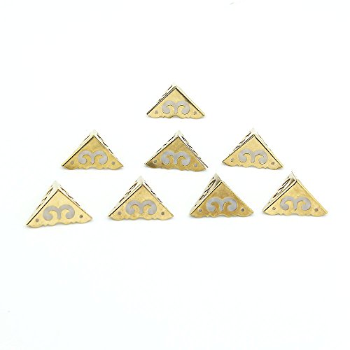 En la parte superior del Owfeel DIY decoración de joyero caja clasificadora Edge juego de copas de vino diseño de esquina unidades Protector de 8 piezas