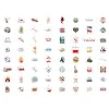 100Pcs Poland Stickers for Luggage, for Water Bottle, Polish Flag Stickers Small- Poland Party Supplies, Polish Gifts - Gift for Women & Men #3