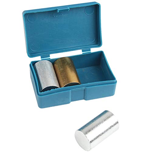 VILLCASE Conjunto de Cilindro de Metal de 3 PeÃ§as Ferro de Cobre para ExperimentaÃ§Ã£o de Densidade