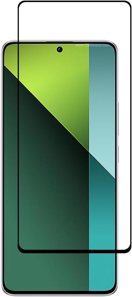 Screen protector compatible with Xiaomi Redmi Note 13 Pro, Screen Protector Tempered Glass [Anti-Glare][HD Full Coverage][Easy Installation][9H Hardness]
