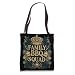 Family BBQ Squad Barbecue Lover Grill Cookout Tote Bag