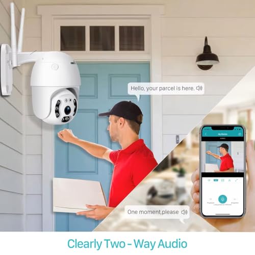Image of Dr Vision 3MP WiFi Light Bulb Camera for Home Indoor | 360 View | Color (Dome Camera01)