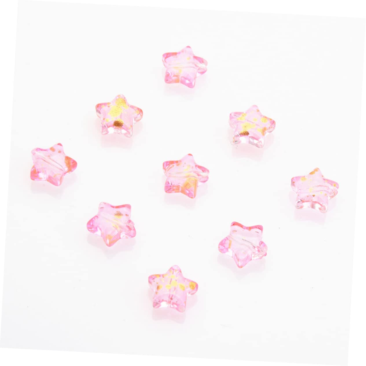 VILLCASE 5 Set Di Ciondoli Per Gioielli A Forma Di Stella Perline Decorative in Per Distanziatori 100 Pezzi*5