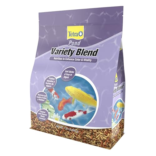 TetraPond Variety Blend Fish Food to Enhance Color and Vitality