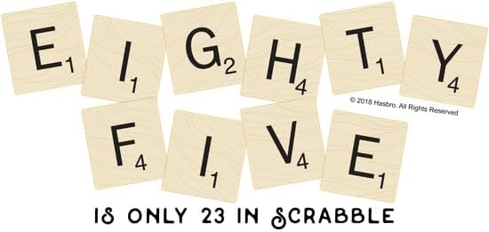 CafePress Scrabble Eighty Five Only 2 20 Oz Ceramic Mega Mug 20 oz Ceramic Coffee Mega Mug