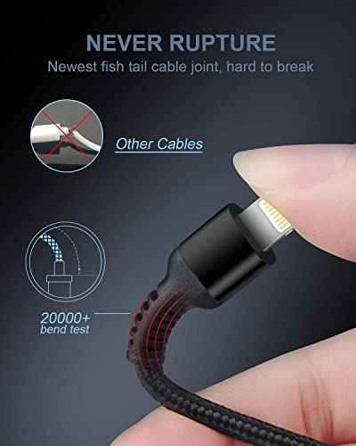 Image of USB C Lightning Cable for iPhone 13 Pro Max, Apple Certified Powerline C-Type Charger cord Fast Charging Original Lighting Wire for iPhone 14 Pro Max 13 12 11 SE X XS XR 8 Plus Power Delivery Cord 3ft