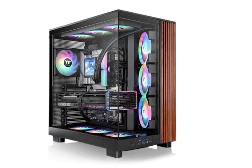 Boîtier PC gamer élégant pour setup de bureau moderne et salon contemporain