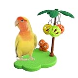 | Design avec balles à grelot : Équipé de balles à grelot mâchables, ce perchoir facilite le jeu libérateur d'énergie. Il aux oiseaux un environnement stimulant pour un enrichissement relaxant tout en explorant les attraits de cette structure en forme d'arbre.