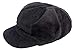 Produktbild Cool4 Grob Cord Ballonmütze Breit Cord Bakerboy Mütze Chemo Cap Visor Vintage A05 (Schwarz)