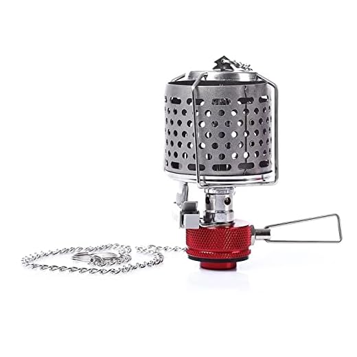 AIROKA Mini Gas Lantern Outdoor Camping Portable Ultralight Gas Light with Hanging Chain for Hiking Picnic Backpacking (BL300-F2)