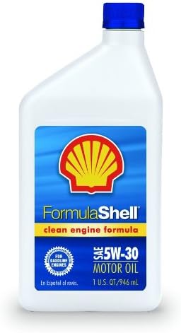 Formula Shell Full Synthetic 5W-30 Motor Oil - 1 Quart Bottle, Pack of 12