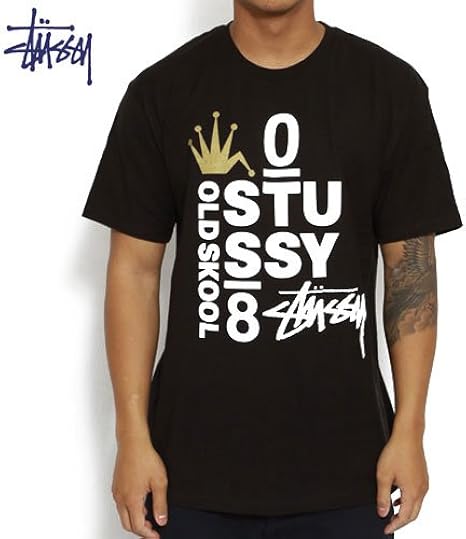 希少ステューシー クラウン Tシャツ Sサイズ 状態悪