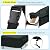 Ruikyhom Lounge Chair Cover 80"L x 28"W, Chaise Lounge Covers Outdoor Waterproof, Heavy Duty Lounge Chair Covers for outside, Fits up to 30" Hight, Outdoor Furniture Cover Black Grey