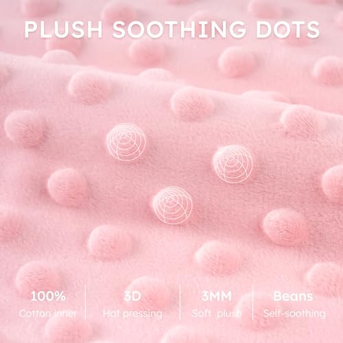 Image of Yoofoss Baby Sleep Sack 12-18 Months TOG 1.5 Fleece with Plush Dots 2 Pack