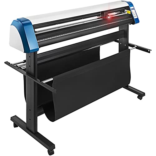 Vevor Vinyl Cutter 53 Inch Vinyl Cutter Machine Semi-Automatic Diy Vinyl Printer Cutter Machine Manual Positioning Sign Cutting With Floor Stand Signmaster Software #TOP7