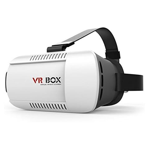 Universal 3D Glasses Google Cardboard Virtual Reality VR 3D Movies Games TV Glasses with Head Strap for 4-6.5" Mobile Phones New Cover