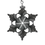 kese 2022 Annual Edition Snowflake Crystal Christmas Ornaments, Winter Star Crystal Pendant New Year