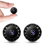 2 PCS 2026 Nuova Mini Telecamera Spia WiFi 1080P HD, Videocamera di Sorveglianza Interna con Visione Notturna, Rilevamento del Movimento, Controllo Remoto App, Ideale per Casa e Animali Domestici X/G2