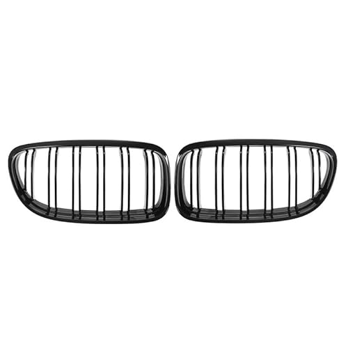 DSPLJQRYX 1 Paire de calandres Avant Noir Brillant compatibles avec Les modèles MW E90 Série 3 (2009-2012)