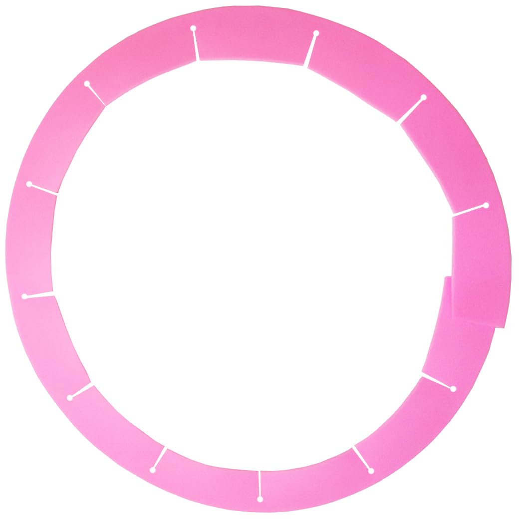 Protezioni regolabili per croste di torte, anello di copertura in silicone per torte da 20-29 cm, copertura protettiva per bordi (rosa, 1 pezzo)