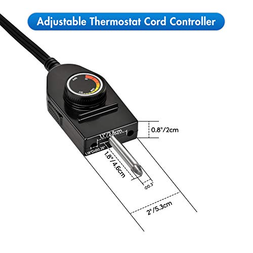 Stanbroil Power Cord With Thermostat Control For Electric Smokers And Grills #TOP1