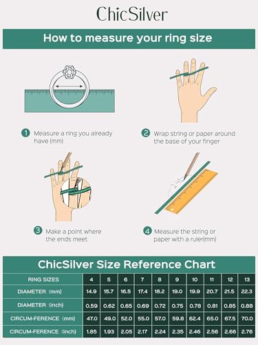 ChicSilver 925 Sterling Silver Love Knot Promise Ring High Polish Comfort Fit Band Ring Size 4-12(With Gift Box)4