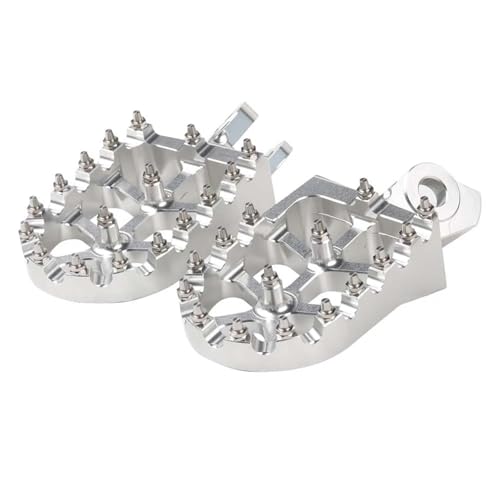 Motocross-Fußrasten Für Yamaha Für Tenere 660 XT660Z XT660R 2008–2016 Motorradzubehör(Silver)