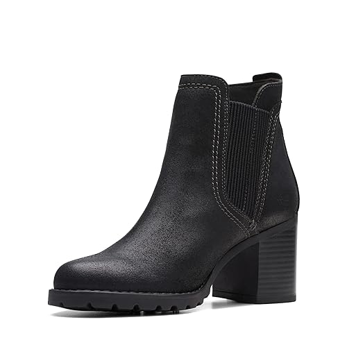 Clarks Unisex Leda Up Sneaker, Black SDE, 0 US Women3