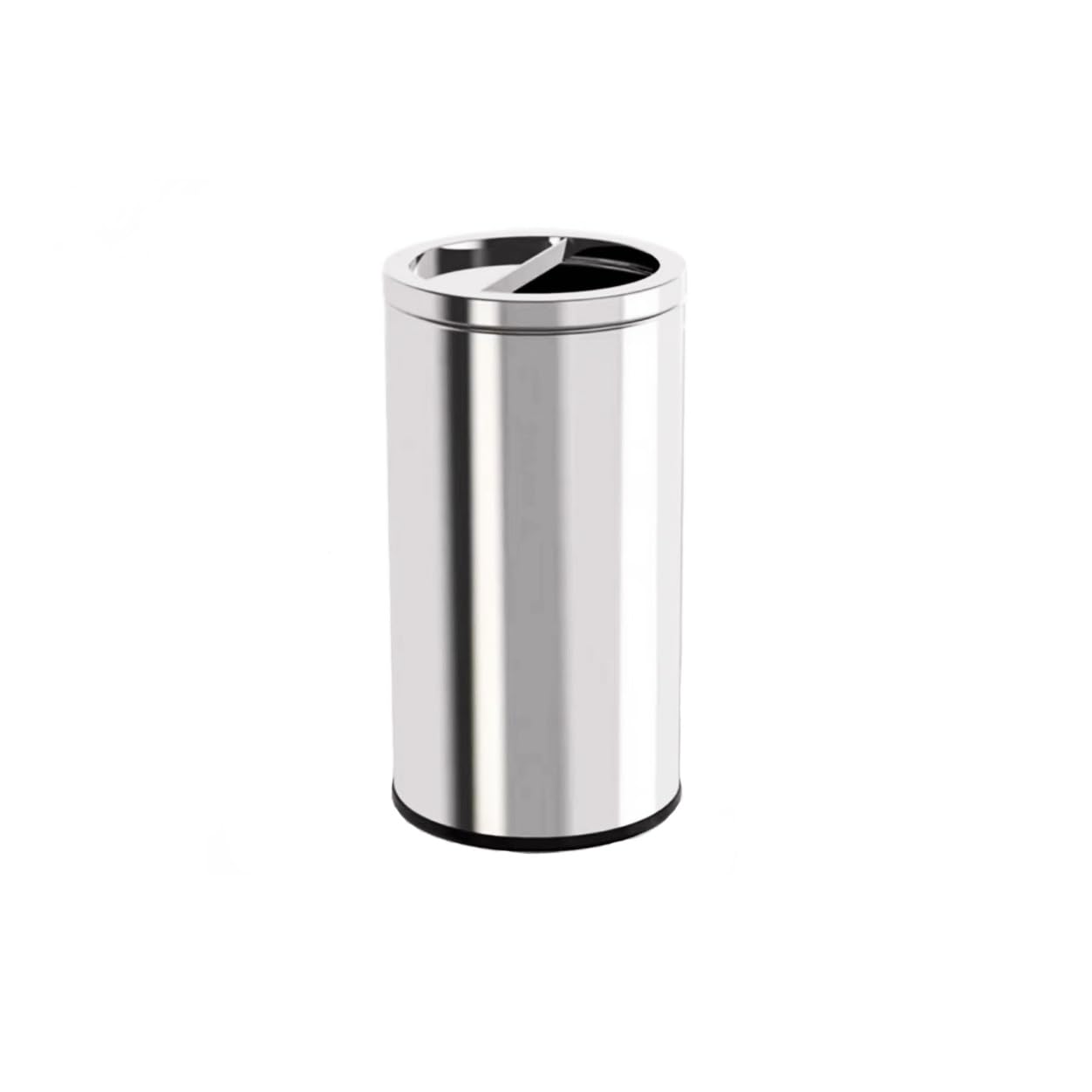 H8Q4D7N5G9 Dustbin 15L/25L/50L Stainless Steel Trash Can with Soft Lid, Foot Pedal and Inner Bucket Hands-Free Kitchen for Home Office