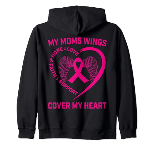 Pink Loss of Loved One Mother Mom - Cáncer de mama Sudadera con Capucha