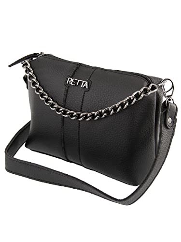 Bolsa Kit Feminina Sacola Necessarie e Porta Cartão Retta (Preto)