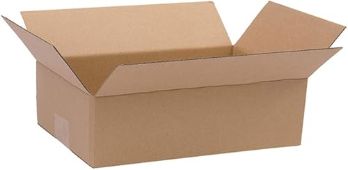 100 paquetes de cajas de cartón de cartón para envíos de embalaje de correo de cartón corrugado para envío de artículos ligeros (6 x 4 x 2 pulgadas)
