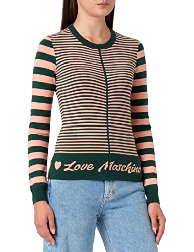 Love Moschino Zipped Jacket in Blended...