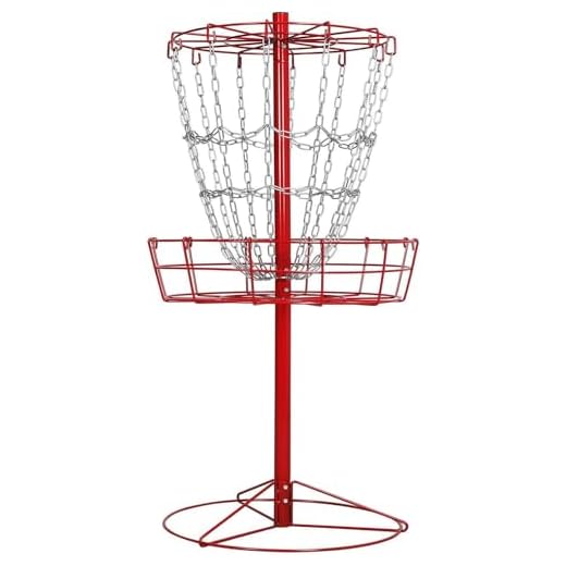 Yaheetech Portable Disc Golf Basket, Lightweight Steel Practice Target Steel Frisbee Hole Disc Golf Goals Catcher