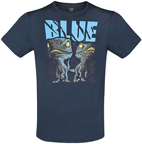 Funko Jurassic Park - Azul The Raptor - Camiseta Pop (XL)