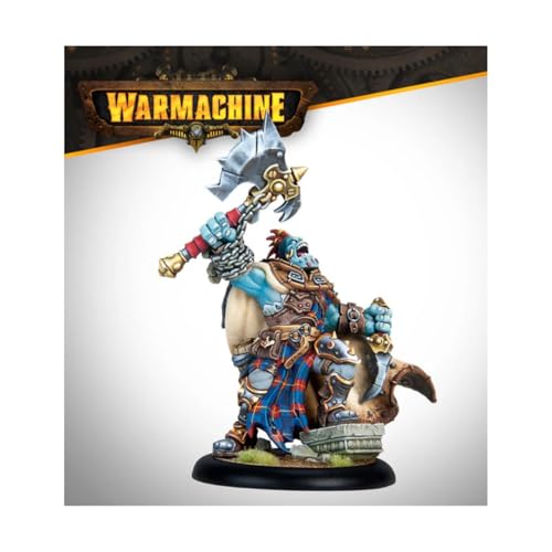 Warmachine : Greygore Boomhowler figurine de mercenaire Trollkin
