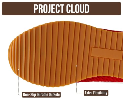 Image of Project Cloud Fashion Sneakers for Women 2026 - Lightweight Lace-Up Shoes for Women with Memory Foam Insoles - Trendy Womens Shoes - Non-Slip, Comfortable Womens Sneakers (Madison)