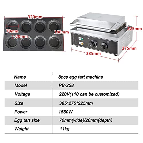 Birthday Cake Baking Tools Electric 110/220V Machine Cheese Shell Pie Cupcake Baking Machine (Color : Black, Size : 220V) #TOP4