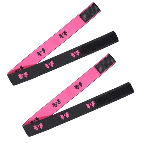 Lot de 2 bandeaux élastiques pour perruque, bandeau élastique réglable, imperméable, antidérapant, sans couture, pour homme et femme