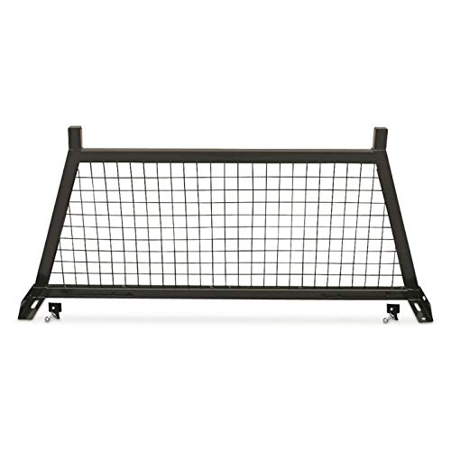 Image of Guide Gear Adjustable Pick-Up Truck Headache Rack Bed Accessories, Steel Mesh Panel, Black